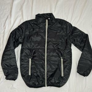 Packable black light puffer jacket (fall weather) NWOT size women’s M